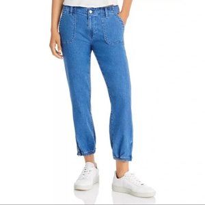 Paige Mayslie Mid-Rise Moonflower Joggers